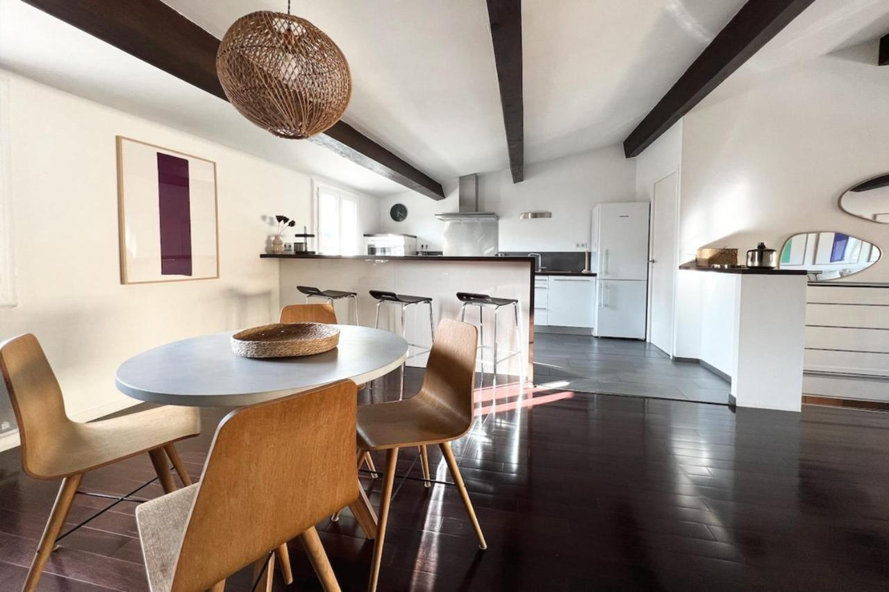 Ferienwohnung Grand Apt Au Coeur D'Ajaccio - Ac & 5Min Plage Exterior foto